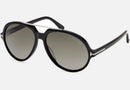 FT1210-Tomford Aalto / Shiny Black/Gradient Smoke Grey(01B) / 59-14-140