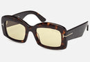 FT1218-Tomford Venetia / Dark Havana/Yellow(52E) / 52-21-140