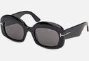 FT1219-Tomford Carmen-02 / Shiny Black/Smoke(01A) / 52-21-140