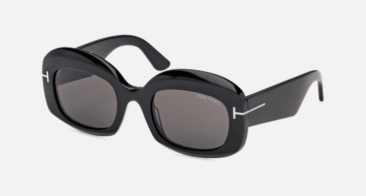FT1219-Tomford Carmen-02 / Shiny Black/Smoke(01A) / 52-21-140