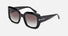 FT1220-Tomford Carla / Shiny Black/Gradient Smoke(01B) / 52-21-140