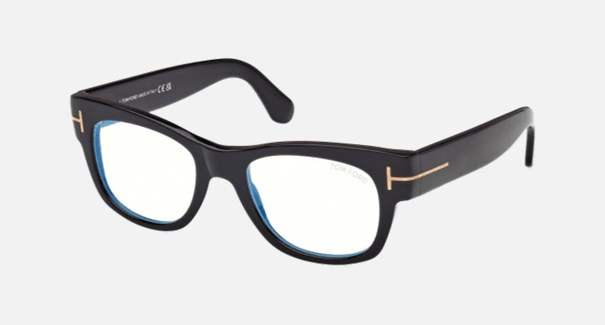 FT5040-B-Tomford / Shiny Black/Blue Block(001) / 52-20-140
