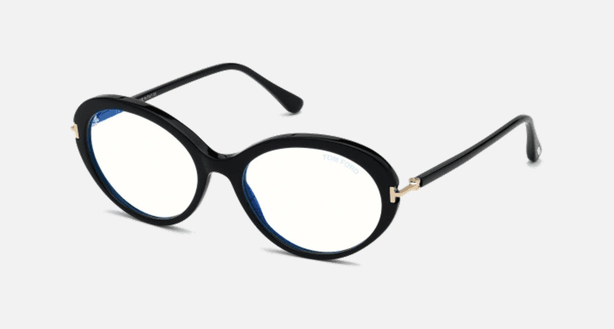 FT5675-B-Tomford / Shiny Black/Blue Block(001) / 56-17-135