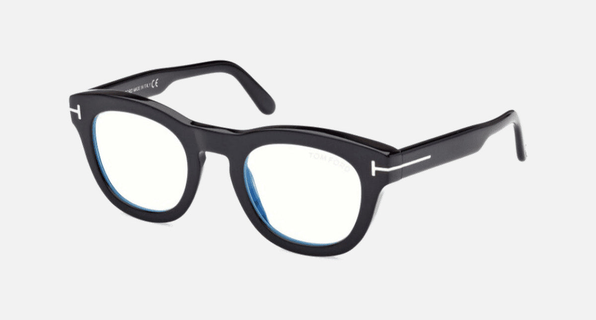 FT5873-B-Tomford / Shiny Black/Blue Block / 49-24-145