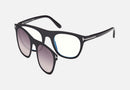 FT5895-B-Tomford Clip-Ons / Shiny Black(001) / 51-23-145