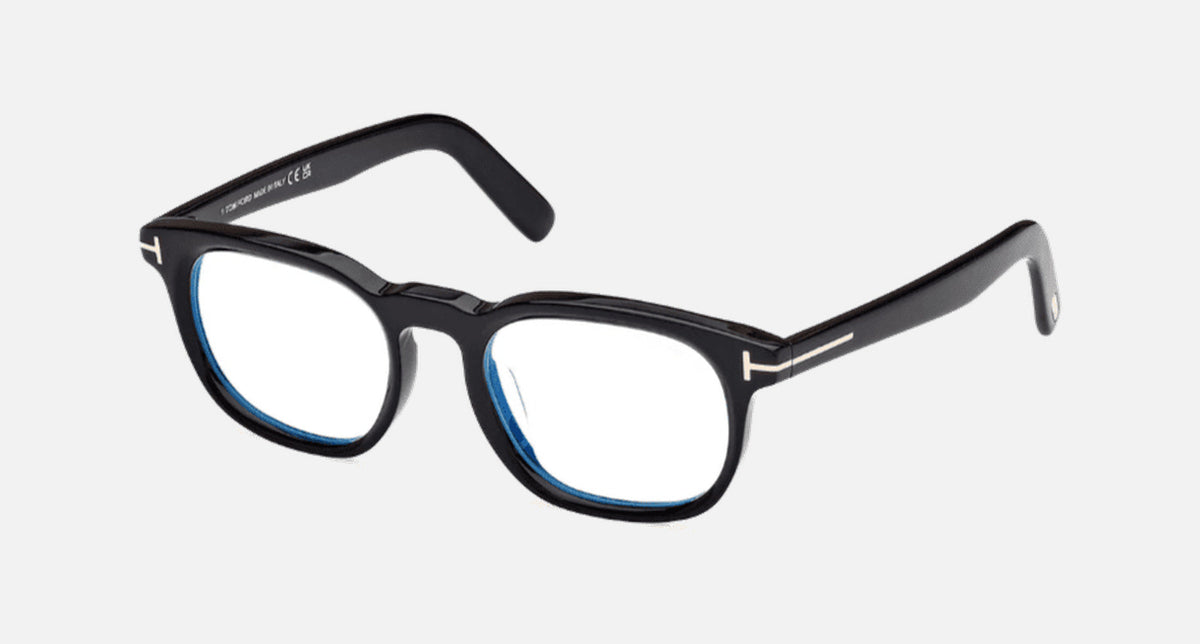 FT5930-D-B-Tomford / Shiny Black/Blue Block(052) / 52-20-45