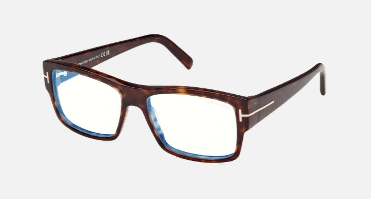 FT5941-B-Tomford / Dark Havana/Blue Block(052) / 55-16-140