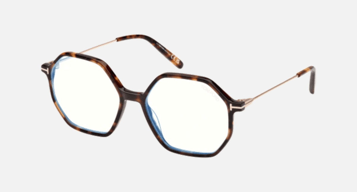 FT5952-B-Tomford / Dark Havana/Blue Block(052) / 54-16-140