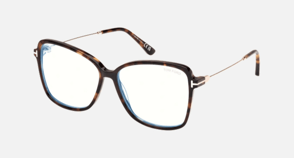 FT5953-B-Tomford / Dark Havana/Blue Block(052) / 55-13-140