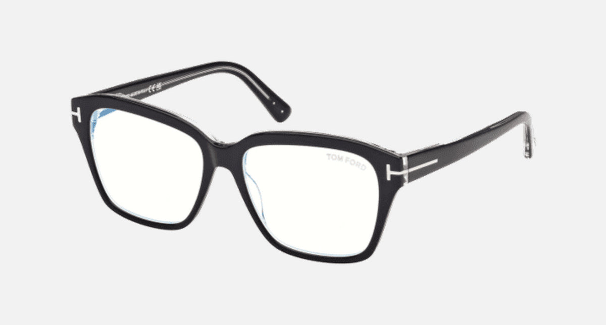 FT5955-B-Tomford / Shiny Black/Blue Block(003) / 54-15-140