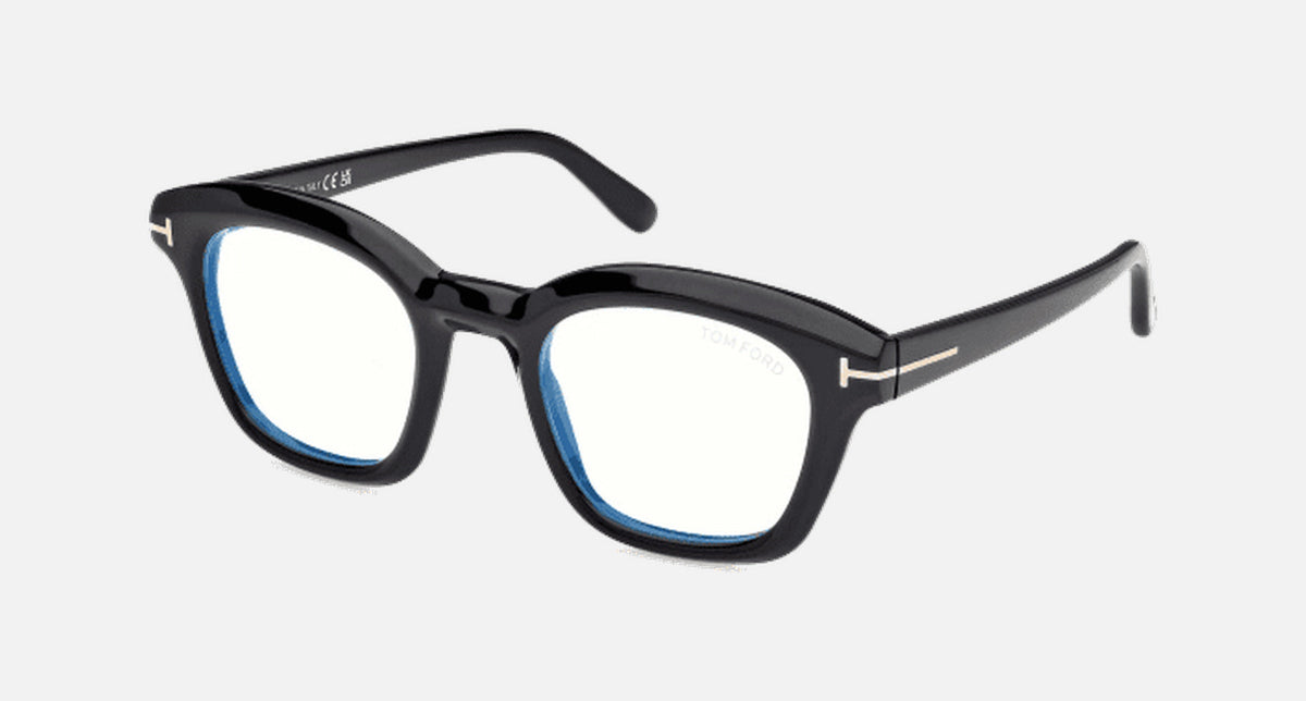 FT5961-B-Tomford / Shiny Black/Blue Block(001) / 49-23-145