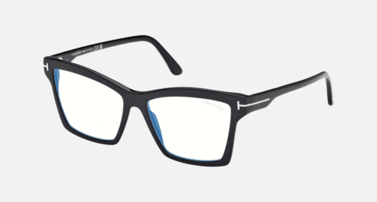 FT5964-B-Tomford / Shiny Black/Blue Block(001) / 54-23-145