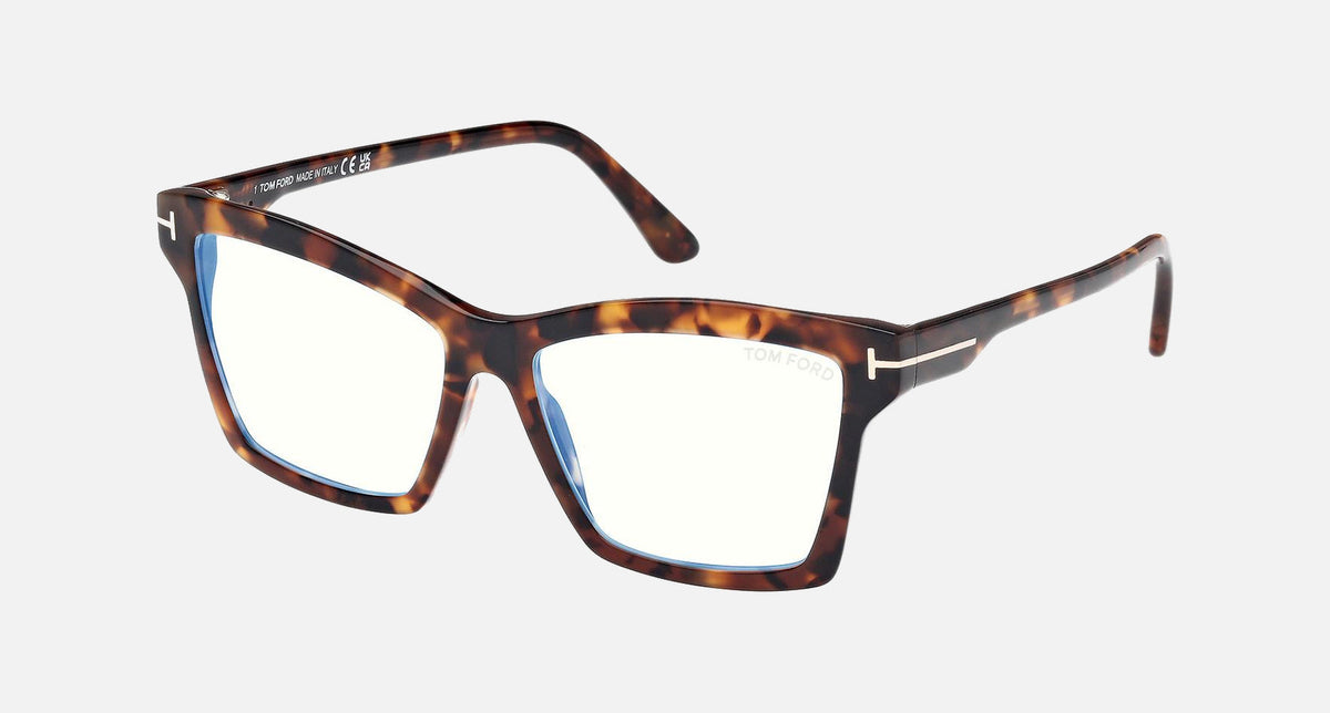 FT5964-B-Tomford / Dark Havana/Blue Block(052) / 54-23-145