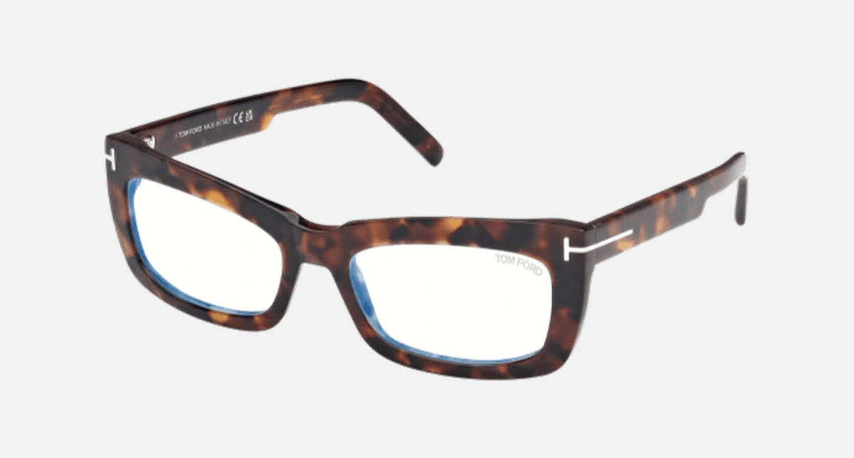 FT5966-B-Tomford / Dark Havana/Blue Block(052) / 55-18-140