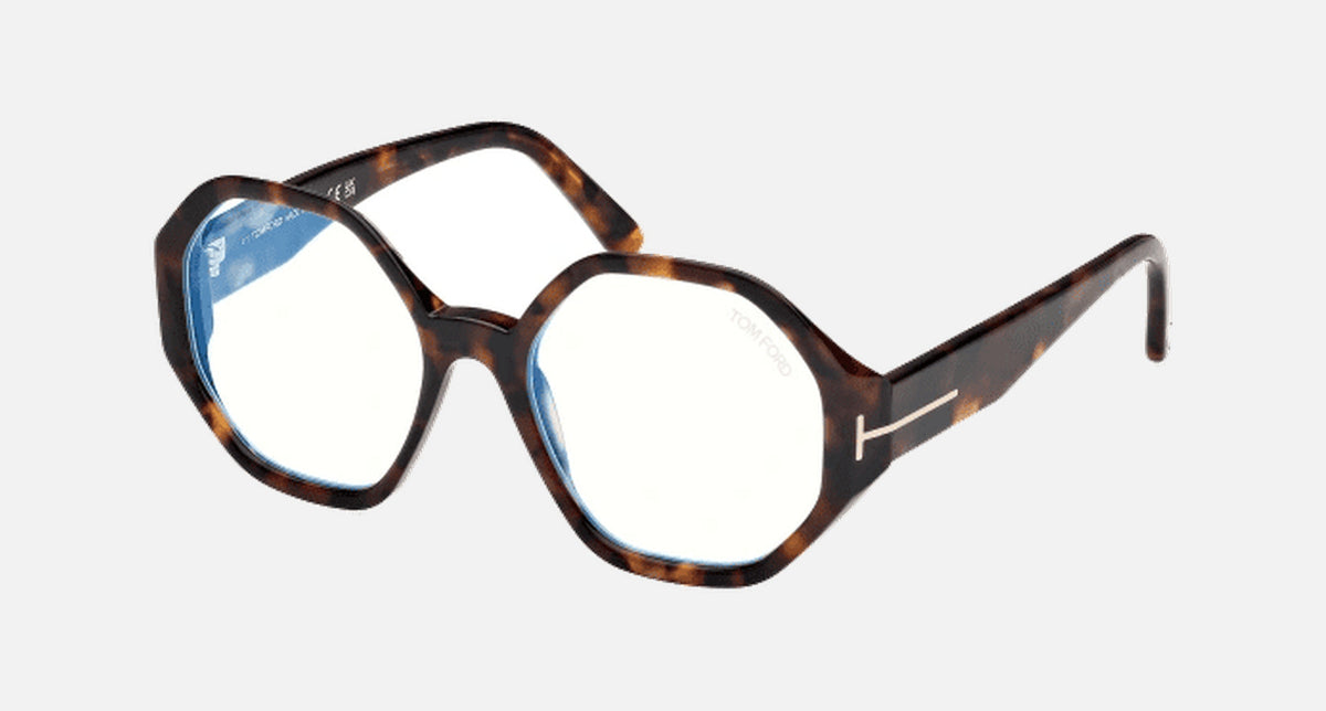 FT5967-B-Tomford / Dark Havana/Blue Block(052) / 53-18-140