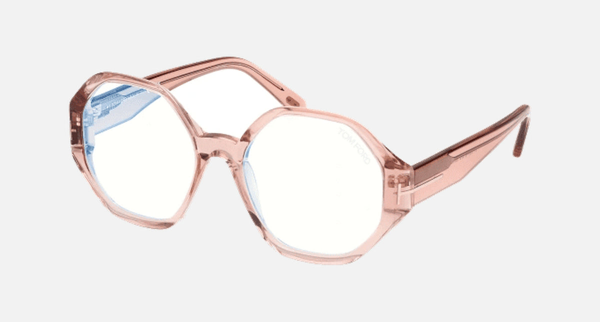 FT5967-B-Tomford / Shiny Light Pink/Blue Block(072) / 53-18-140