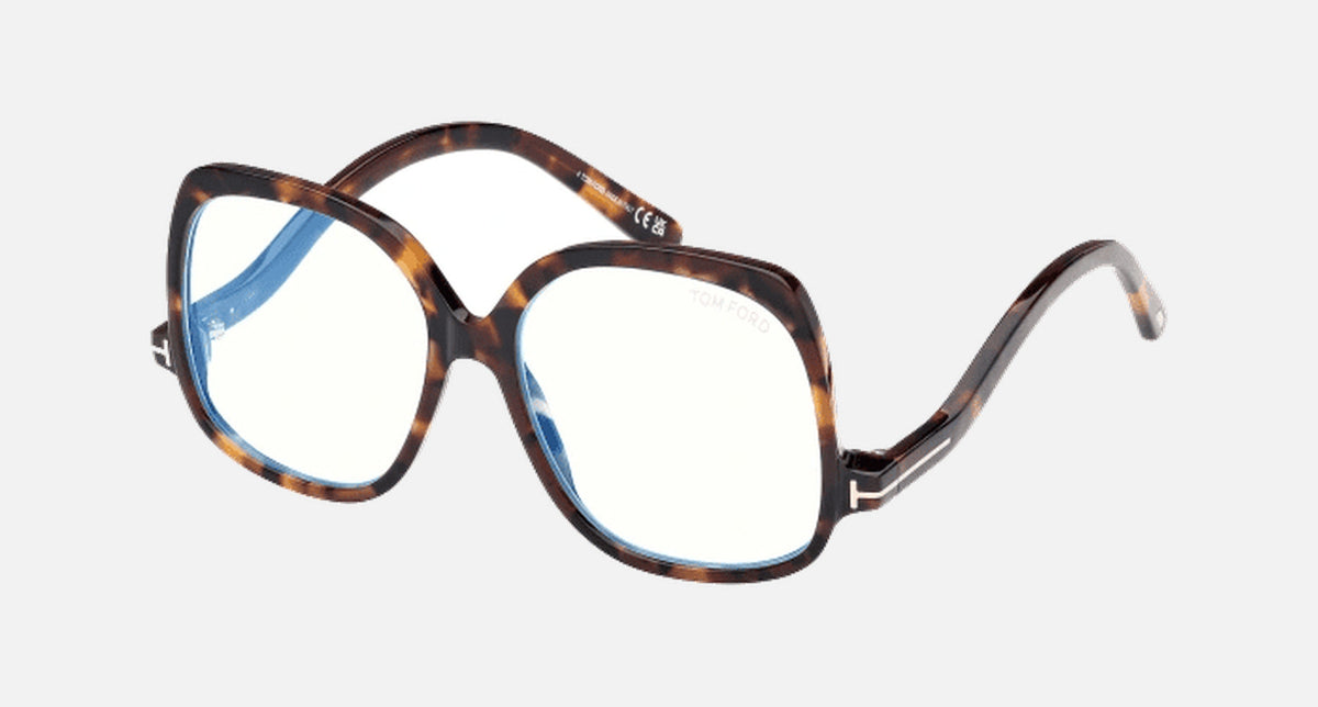 FT5968-B-Tomford / Dark Havana/Blue Block(052) / 54-15-145