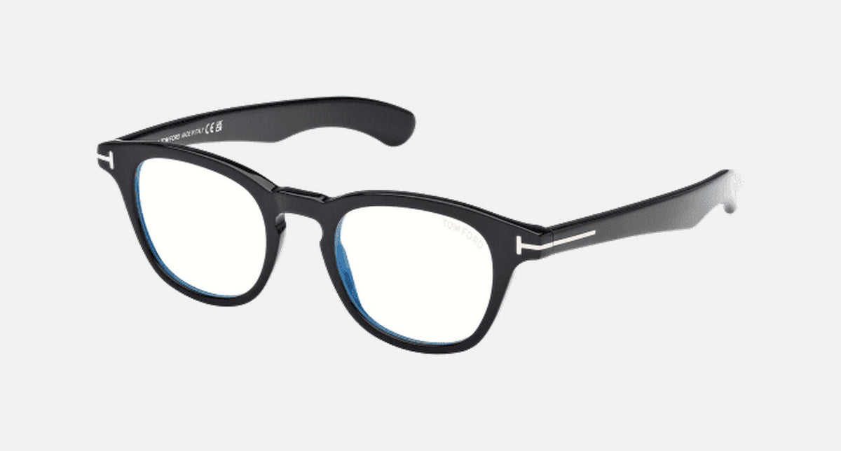 FT5976-B-Tomford / Shiny Black/Blue Block(001) / 47-20-145