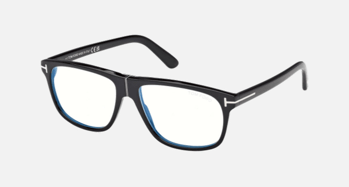 FT5978-B-Tomford / Shiny Black/Blue Block(001) / 56-15-145