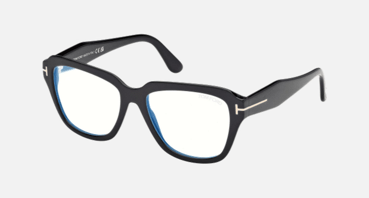 FT5988-B-Tomford / Shiny Black/Blue Block(001) / 52-16-140