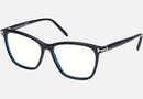 FT5989-B-Tomford / Shiny Black/Blue Block(001) / 55-15-140