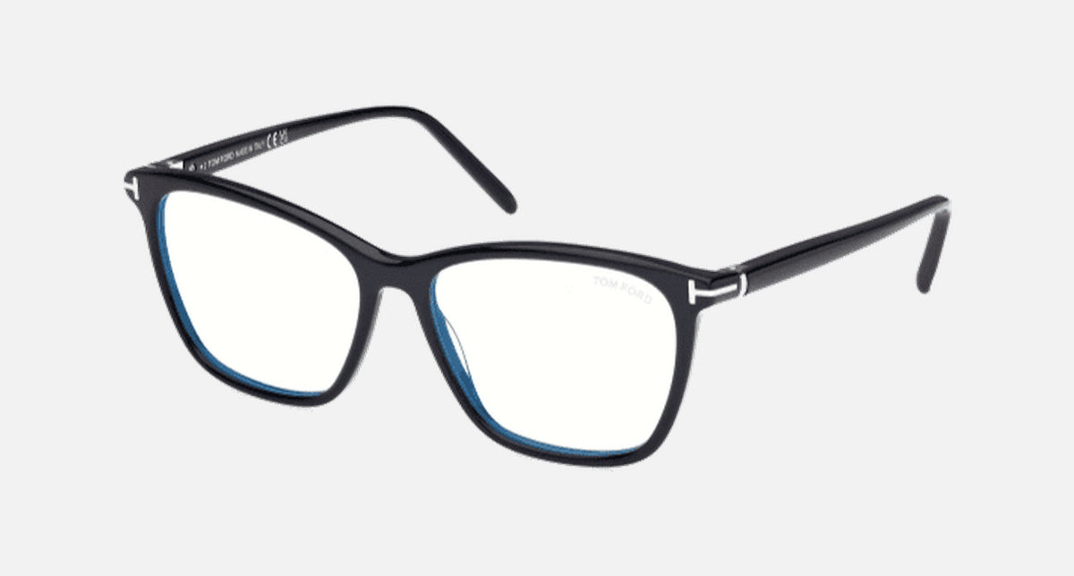 FT5989-B-Tomford / Shiny Black/Blue Block(001) / 55-15-140