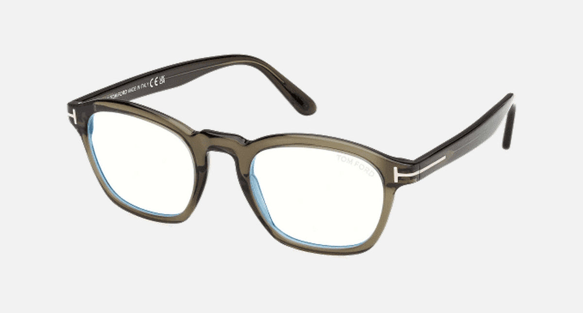 FT6033-B-Tomford / Shiny Dark Green/Blue Block(096) / 51-22-145