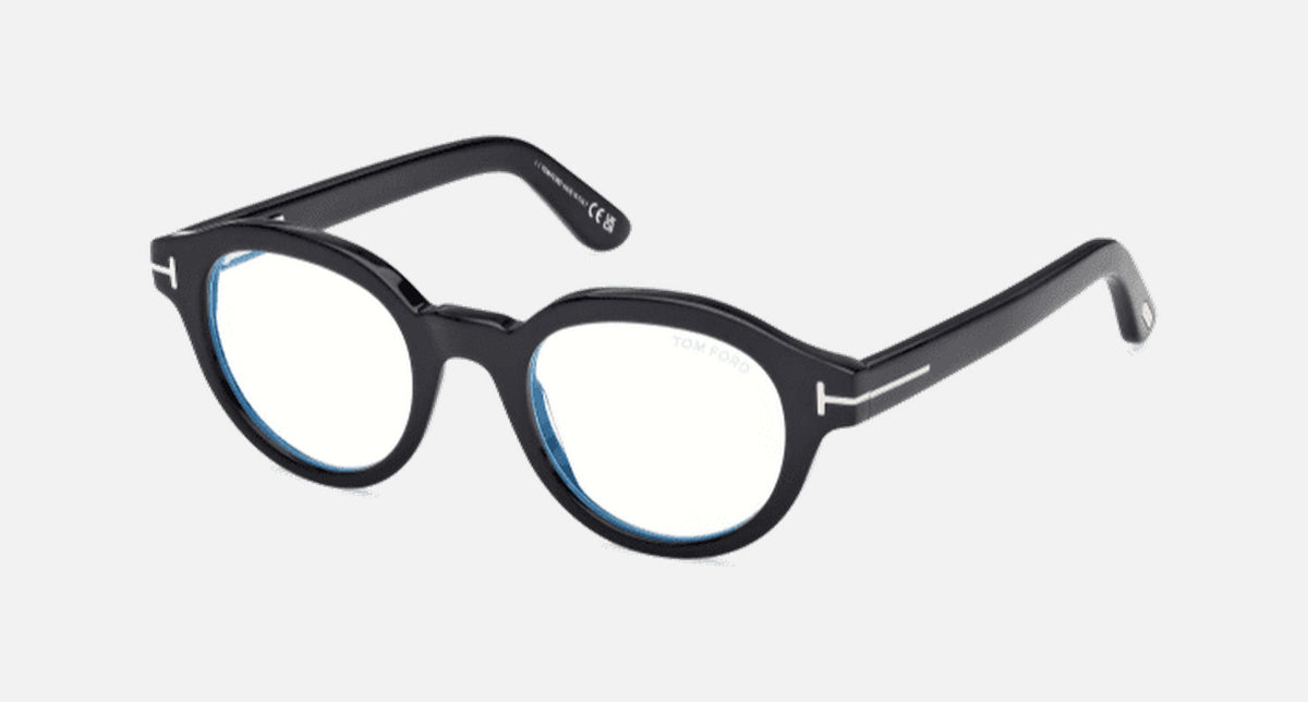 FT6037-B-Tomford / Shiny Black/Blue Block(001) / 49-22-145
