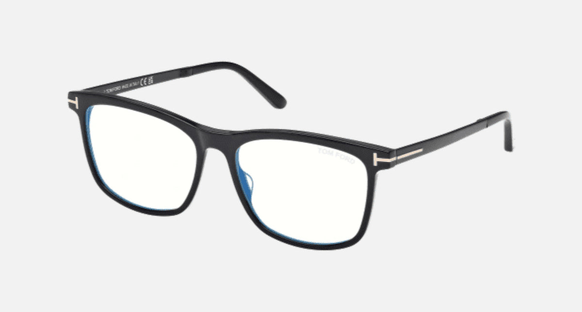 FT6038-B-Tomford / Shiny Black/Blue Block(001) / 56-16-145