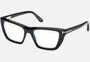 FT6047-B-Tomford Optics / Shiny Black/Blue Block(001) / 54-18-140