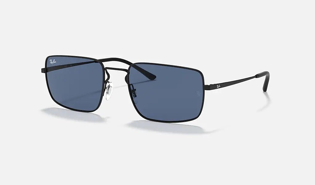 0RB3669 Ray-Ban® / Rubber Black/Dark Blue (901480) / 55-20-140