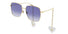GG1031S Gucci / Shiny Gold/Purple Lens(004) / 59-16-145