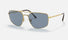 RB 3666 Ray-Ban® / Gold/Blue (001/62) / 56-17-140