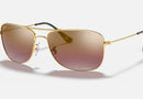 RB3543 Ray-Ban® / Polished Gold/Polarized Purple Chromance(001/6B) / 59-16-140