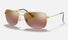 RB3543 Ray-Ban® / Polished Gold/Polarized Purple Chromance(001/6B) / 59-16-140