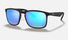 RB4264 Ray-Ban® / Matte Black/Polarized Green Mirror Blue (601S/A1) / 58-18-145